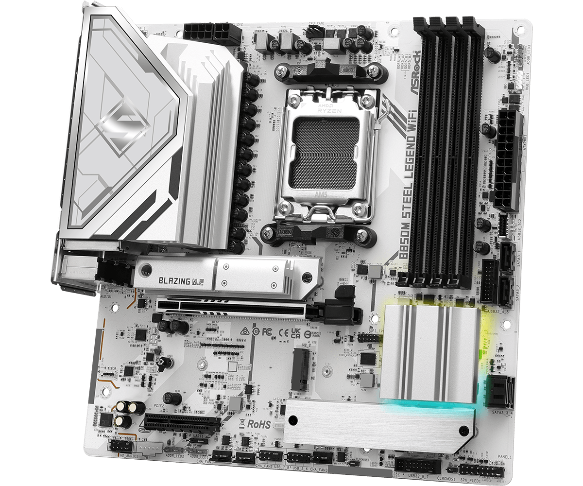  ASROCK B850M STEEL LEGEND WI - đánh giá và giá Am5 Micro Atx Pcie 5.0 Motherboard