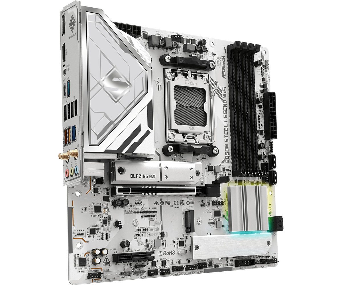  ASROCK B850M STEEL LEGEND WI - đánh giá và giá Am5 Micro Atx Pcie 5.0 Motherboard